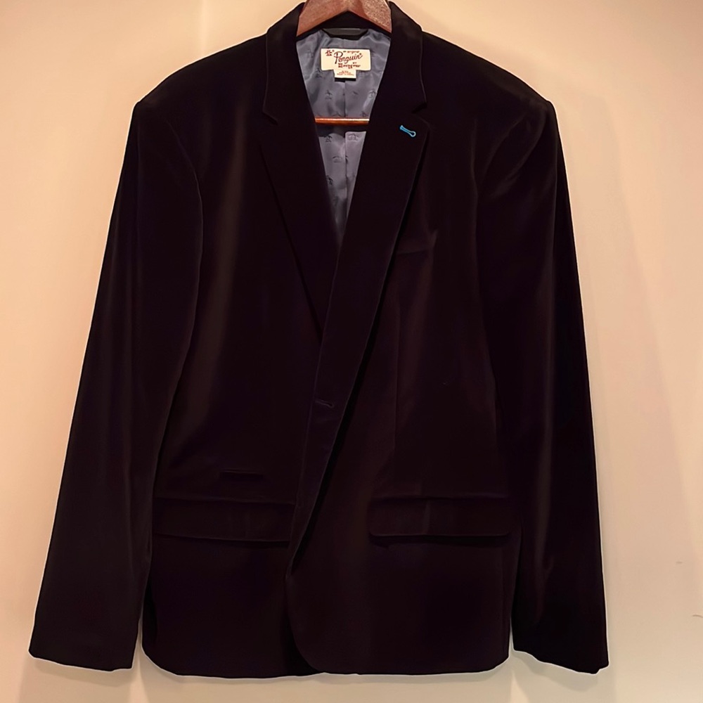 Original Penguin Men’s Velvet Jacket in XXL (EEG/2TG)